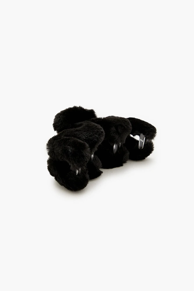 Pince à cheveux en peluche