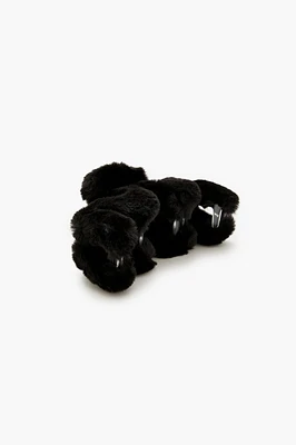 Pince à cheveux en peluche