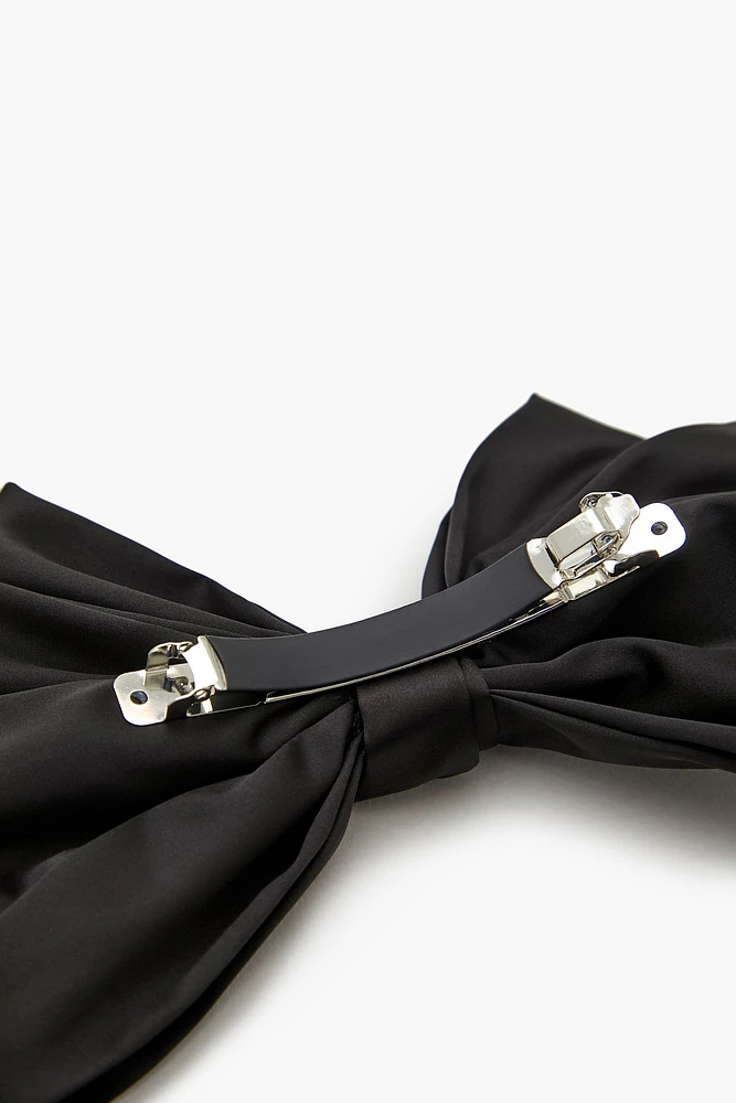 Oversized Bow Hair Barrette