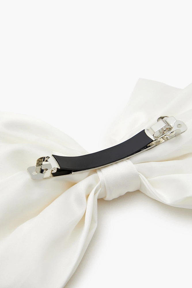 Oversized Bow Hair Barrette