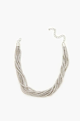 Collier torsadé avec pierres du Rhin