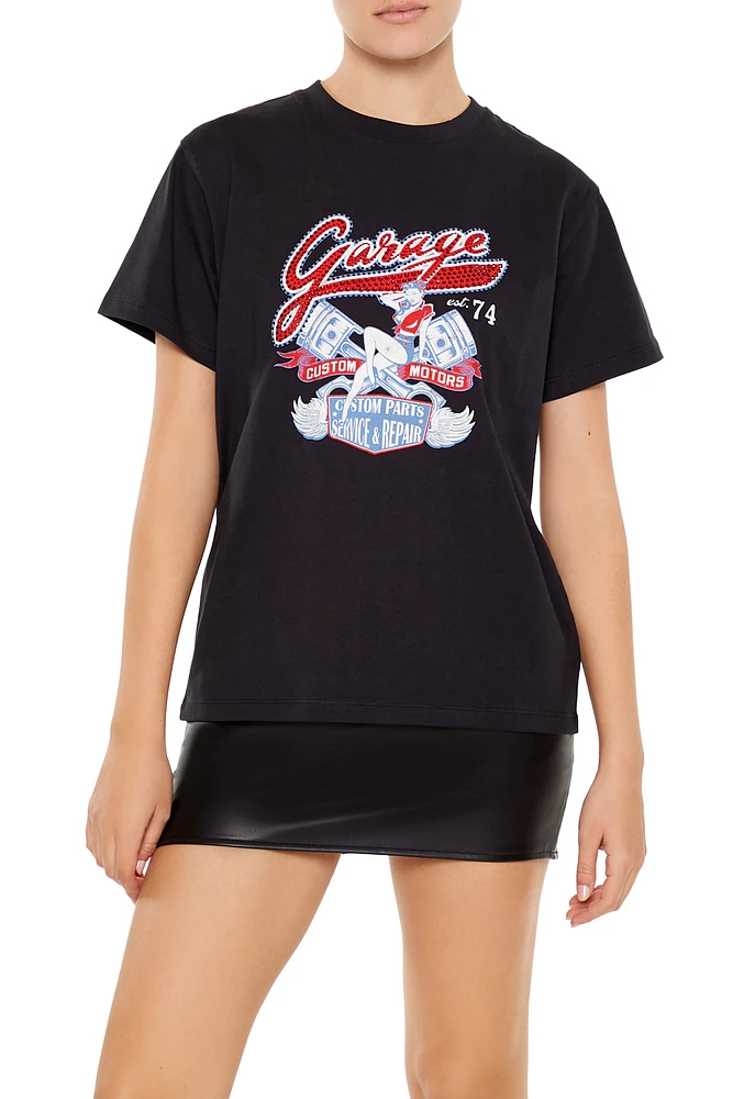 T-shirt à imprimé Garage clout