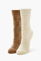 Socquettes à imprimé Ourson (2 paires