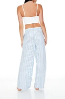 Pinstriped Flannel Pajama Pants