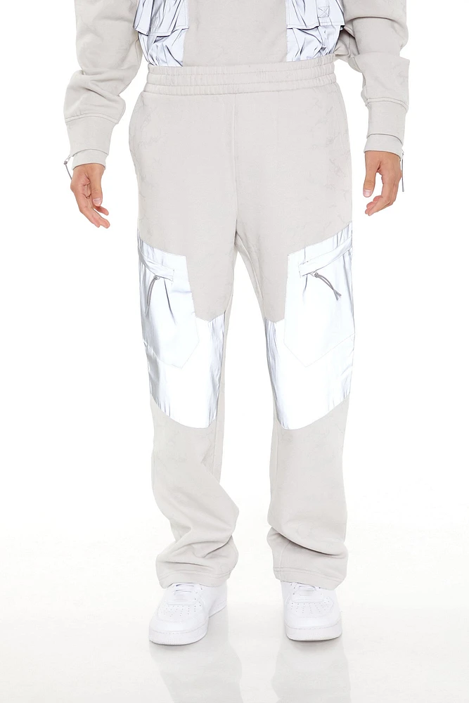 Washed Mixed Media Sweatpant