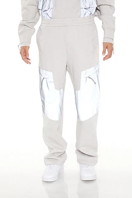 Washed Mixed Media Sweatpant