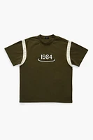 Embroidered 1984 Crewneck T-Shirt