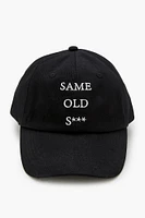 Casquette de baseball avec motif brodé Same Old