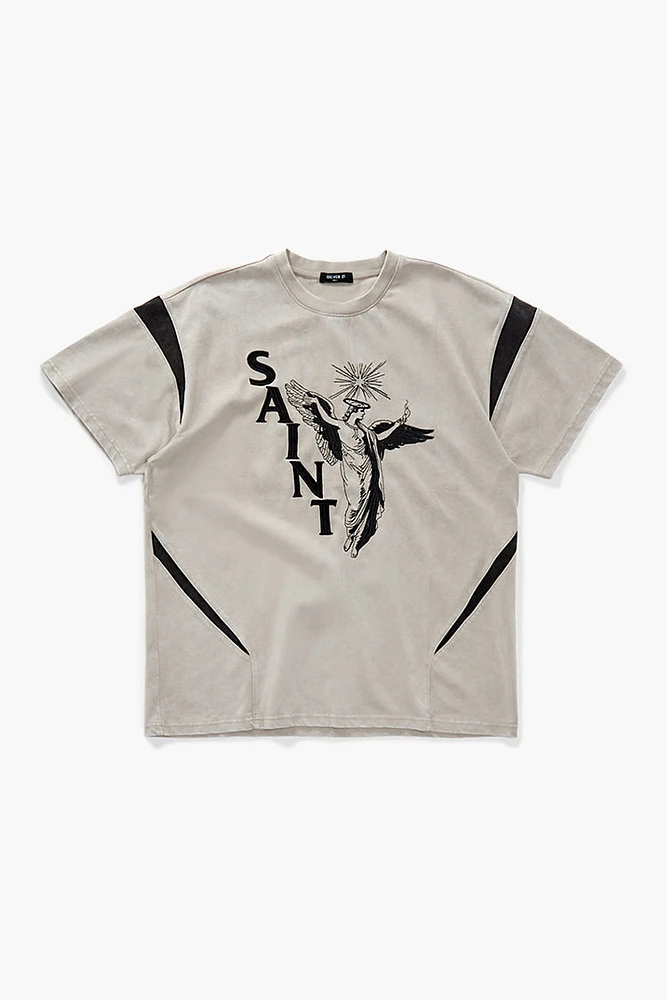 T-shirt avec motif brodé Saint Angel