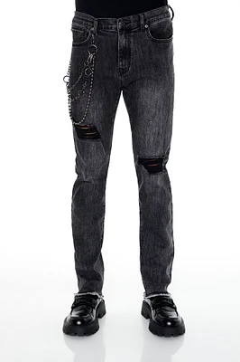 Wallet Chain Slim-Fit Jean