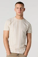 T-shirt texturé ray