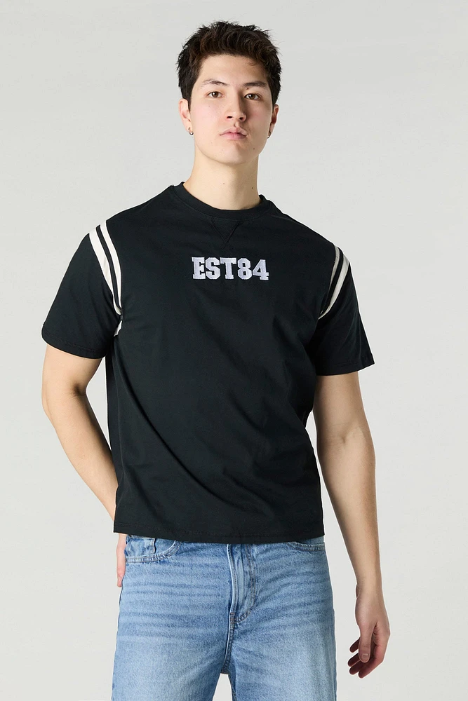 T-shirt avec motif brodé Est 84