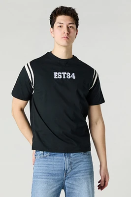 T-shirt avec motif brodé Est 84