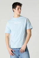 T-shirt avec motif brodé Est 84