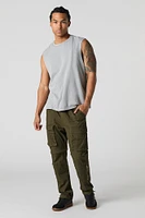 Pantalon cargo convertible avec fermeture à glissière