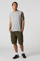 Pantalon cargo convertible avec fermeture à glissière