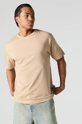 T-shirt avec ourlet arrondi