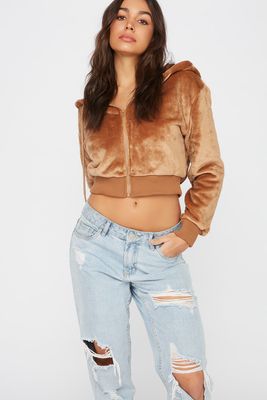 Urban Planet, Tops, Sommer Ray Faux Fur Crop Sweater