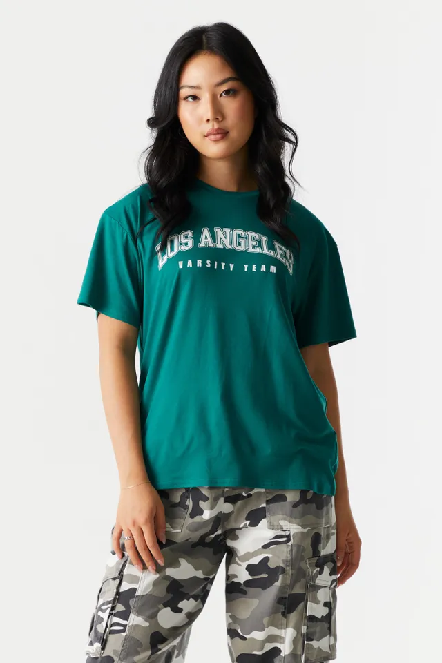 Stitches Ladies Los Angeles 24 Graphic Button-Up Baseball Jersey