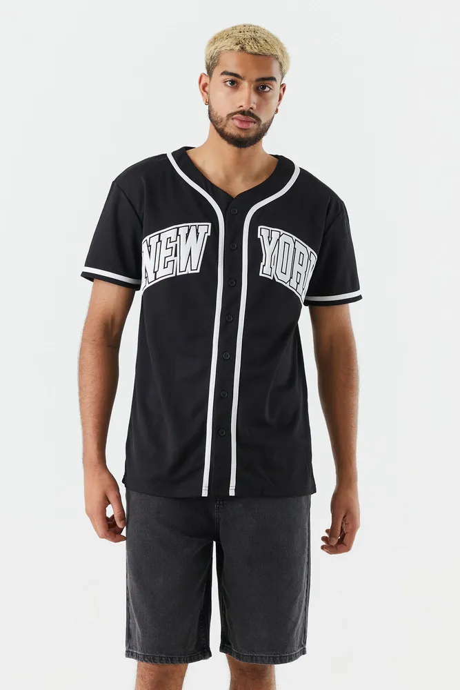 Mens New York Graphic Baseball Jersey