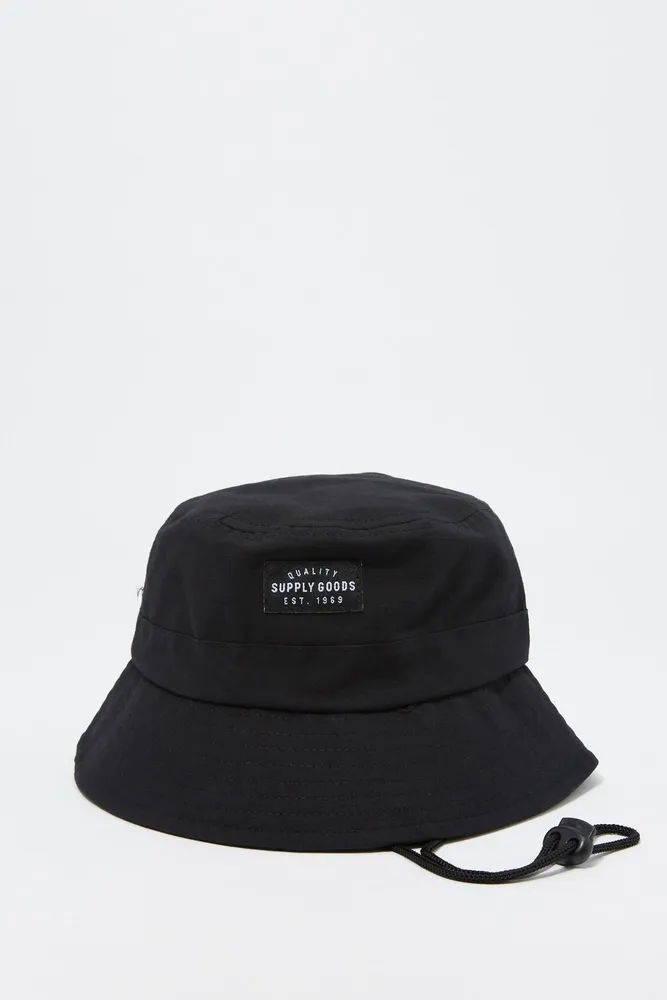 Empire Logo Jacquard Denim Bucket Hat