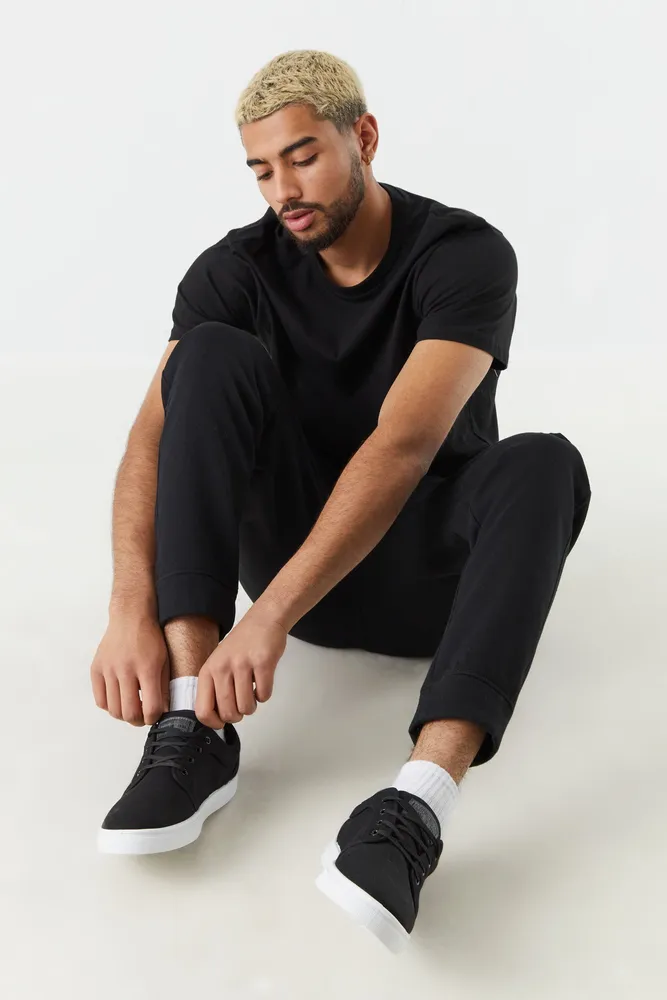 Urban Planet Low Top Skater Shoes | Black/White | | Mens | Connecticut Post  Mall