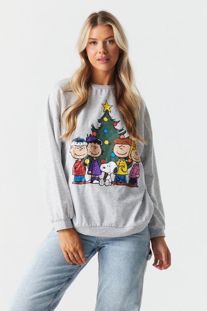 peanuts christmas sweatshirt