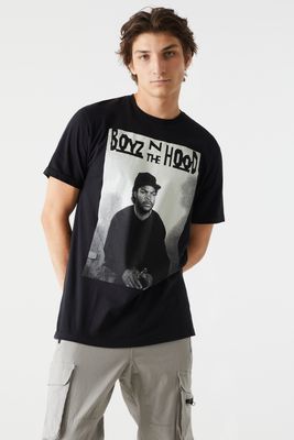 Urban Planet Boys In The Hood Graphic T-Shirt | Black