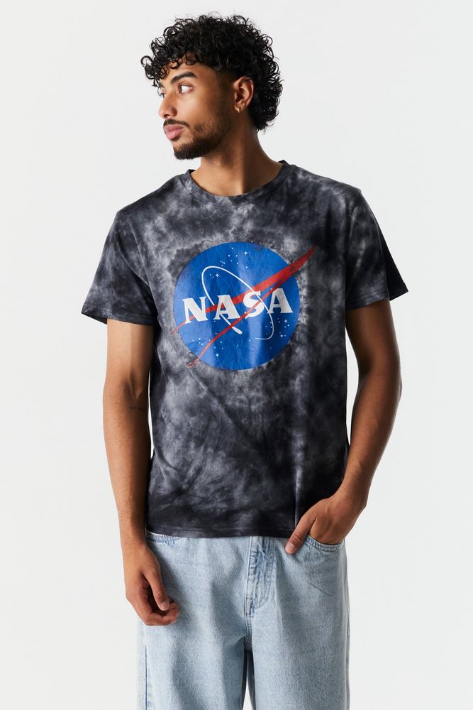 Mens Tie-Dye NASA Graphic T-Shirt | Bramalea City Centre