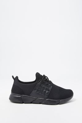 Urban Planet Studded Side Cage Lace-Up Knit Sneaker | | | Mens
