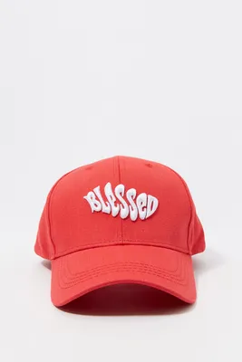 Boys Blessed Embroidered Baseball Cap