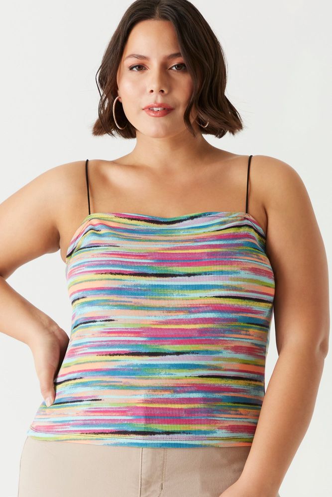 Stitches Ladies Plus Space Dye Bungee Strap Cami | Bramalea City Centre