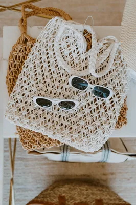 WOVEN ROPE TOTE