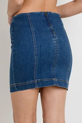 Denim Mini Skirt