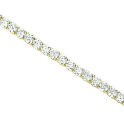 4MM Diamond Tennis Bracelet in Gold