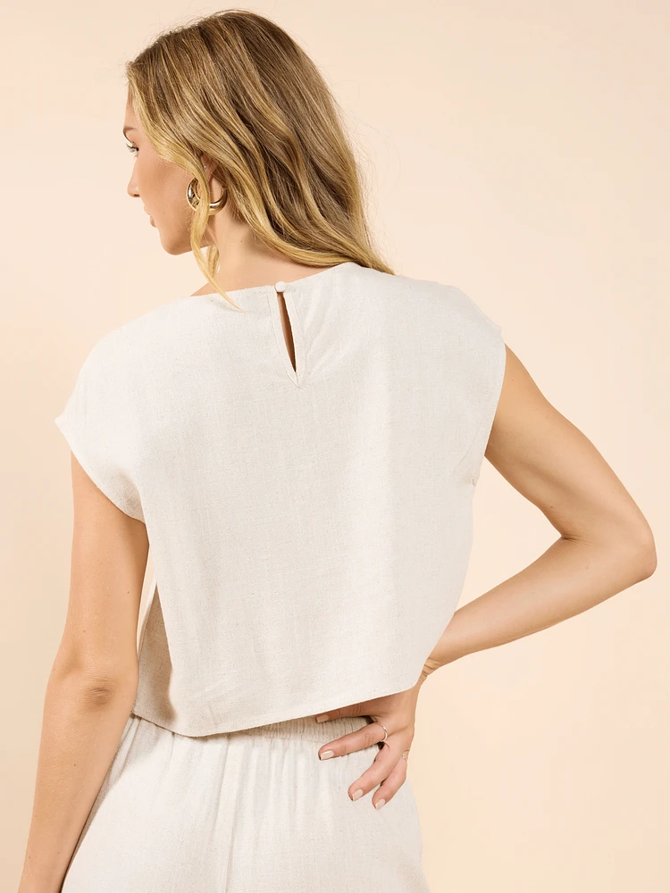 Sugarloaf Linen Top