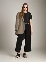 Amy Pintuck Wide Leg Pants