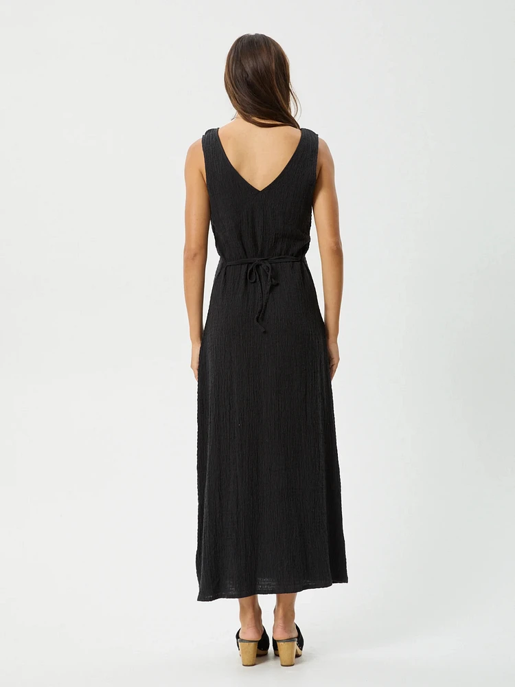 Focus Seersucker Maxi Dress
