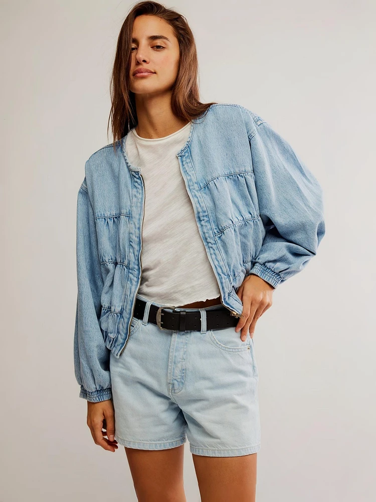 Layla Denim Zip Jacket