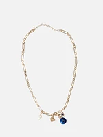 Blue Charm Necklace