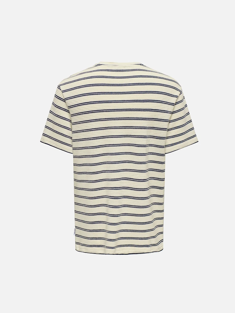 Ian Stripe Knit Tee