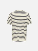 Ian Stripe Knit Tee