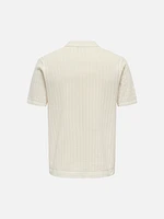 Moon Knit Polo