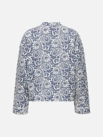 Hallie Quilted Print Jacket