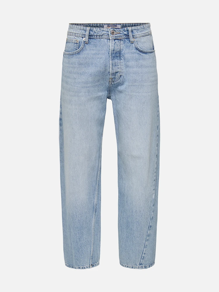 Fade Loose Twist Denim