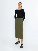 Marion Cargo Maxi Skirt