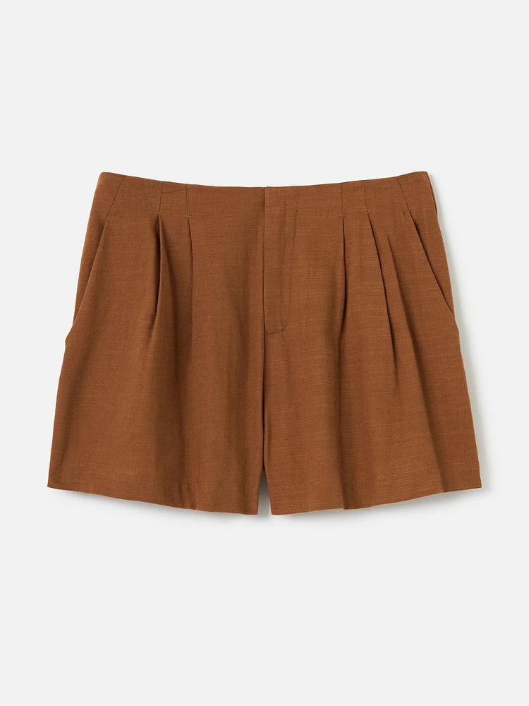 Aura Pleated Shorts