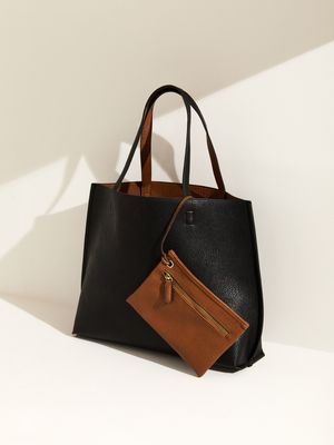 Two Tone Reversible Tote