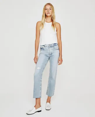 Kinsley Crop Boot Medium Blue