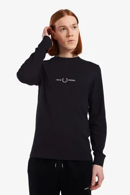Long Sleeve Graphic Branding T-Shirt